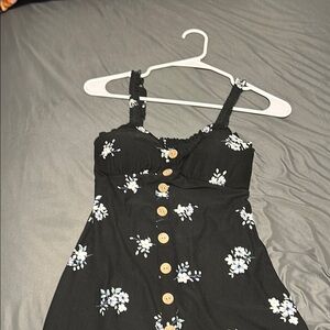 Floral Button-Down Dress